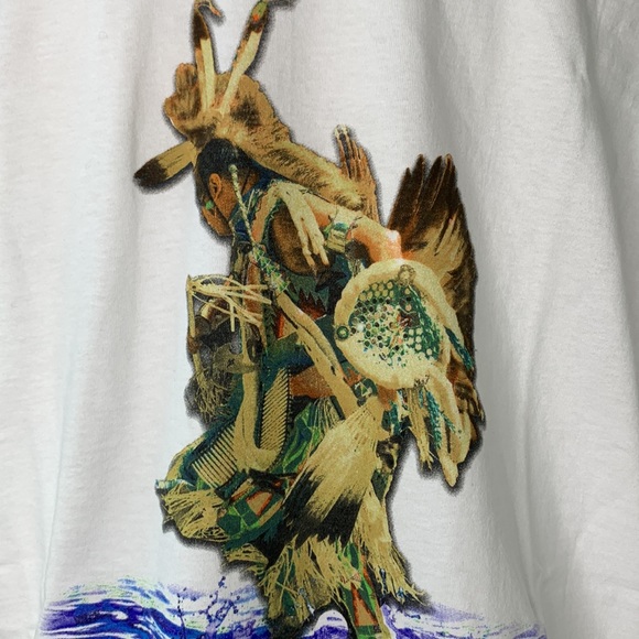 NWOT Mini Wiconi Water is Life Indian Men’s T-shirt size Large - Picture 2 of 5